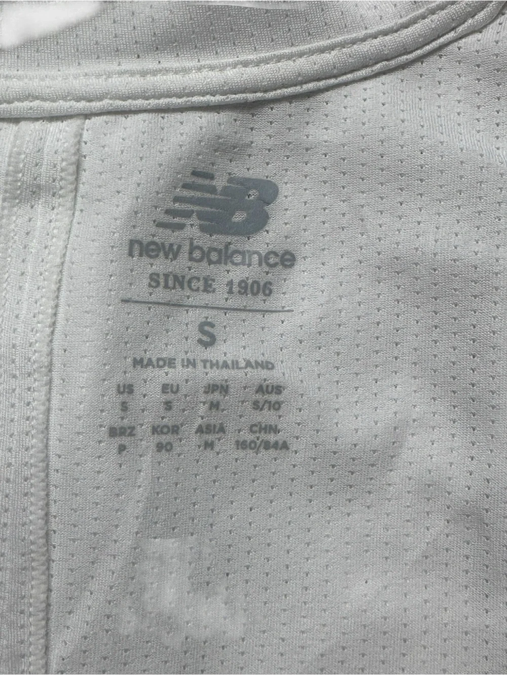New Balance Women’s S White Mesh Open Back Running Tank Top Tie Workout Athletic